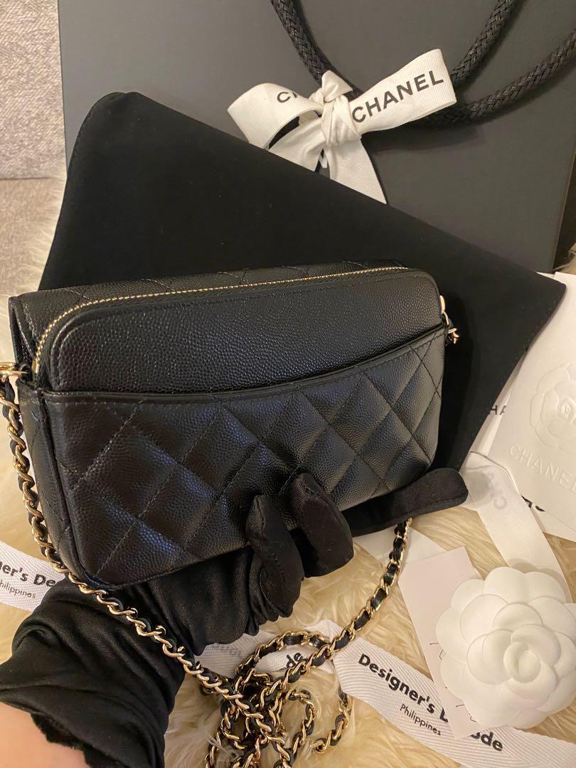 Chanel Wallet on Chain Flap and Zipper Clutch Chain, Luxury, Bags