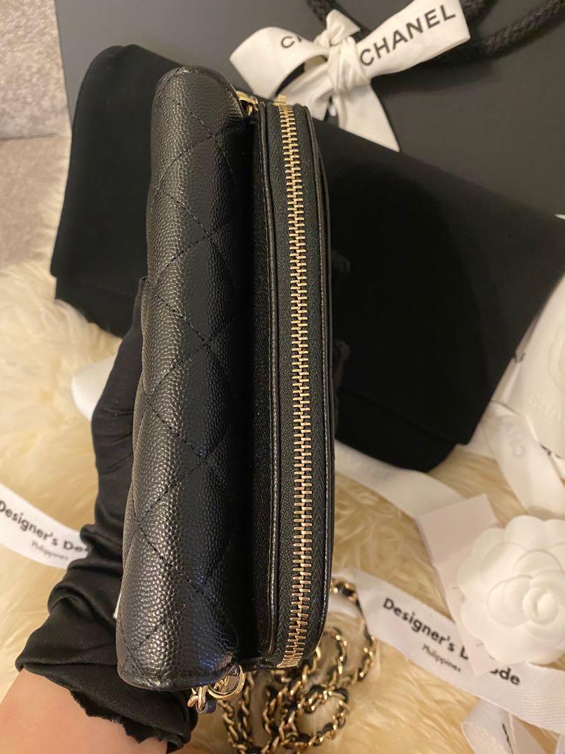 Chanel Wallet on Chain Flap and Zipper Clutch Chain, Luxury, Bags