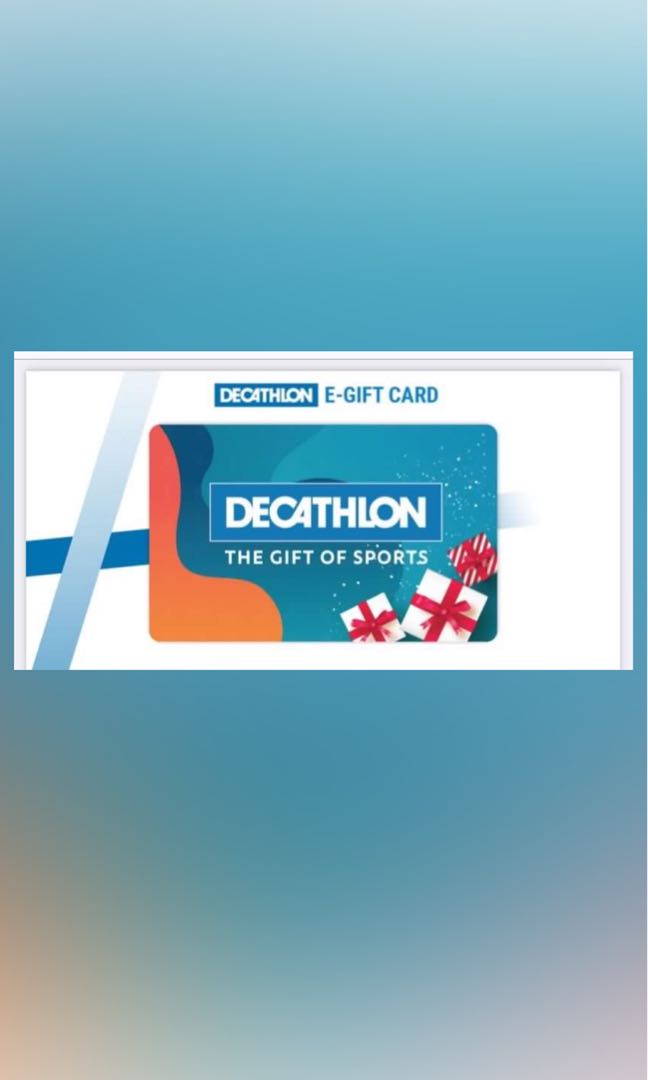 Decathlon Gift Card, Tickets & Vouchers, Vouchers on Carousell