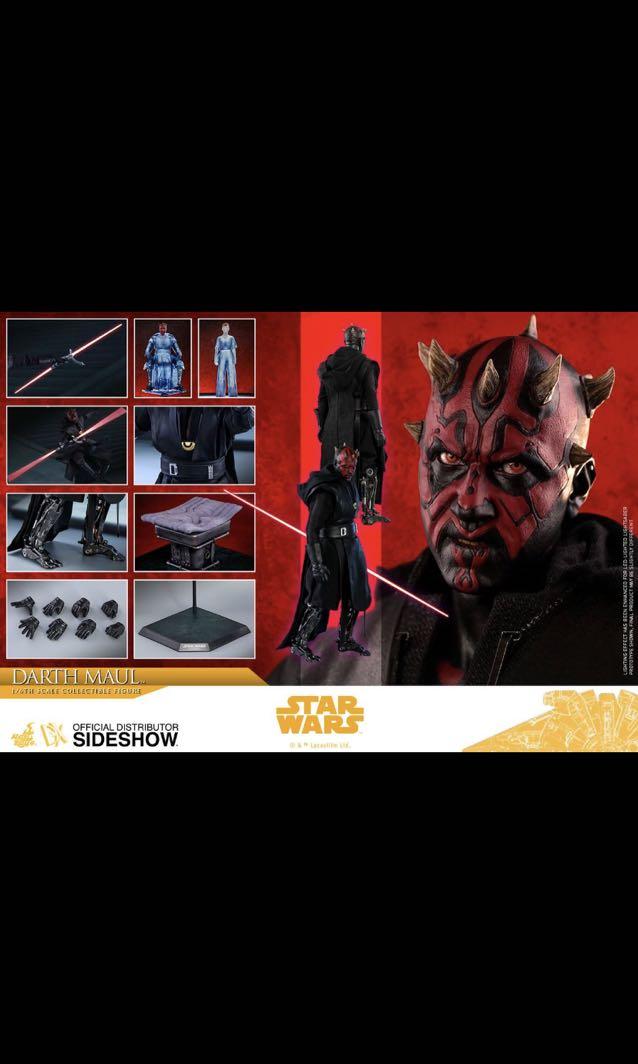 Darth Maul Hot Toys Star Wars DX18 Hobbies Toys Toys