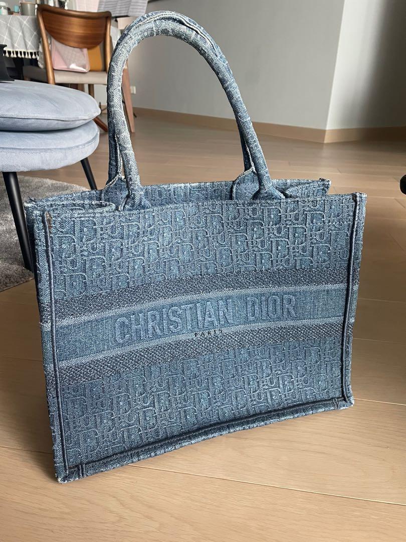 Dior denim tote clearance