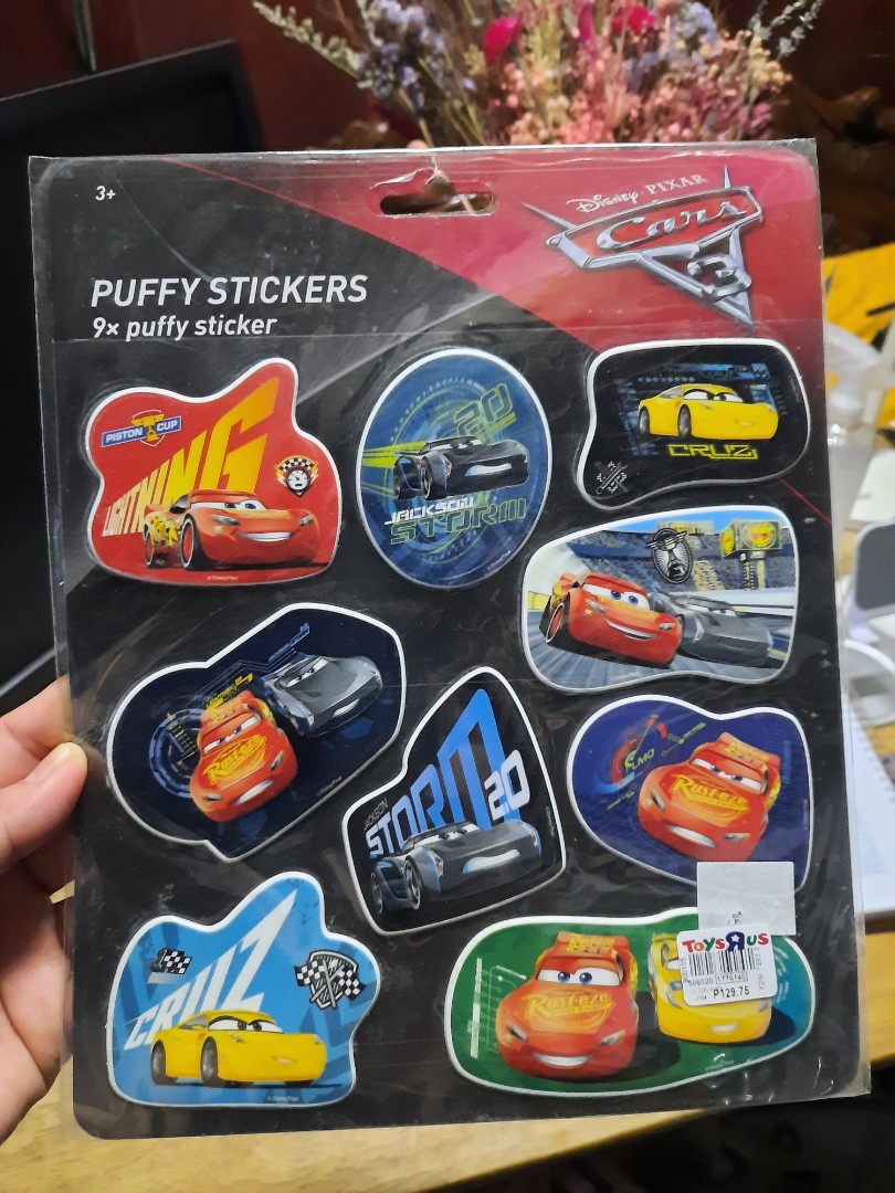 Disney Cars 3 B1T1 STICKERS, Hobbies &amp; Toys, Toys &amp; Games on Carousell