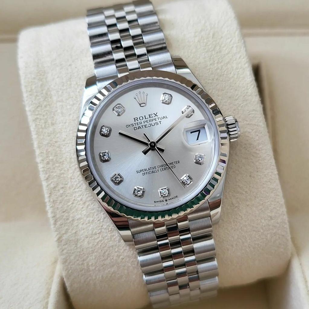 Rolex Datejust 18K White gold Boys 
