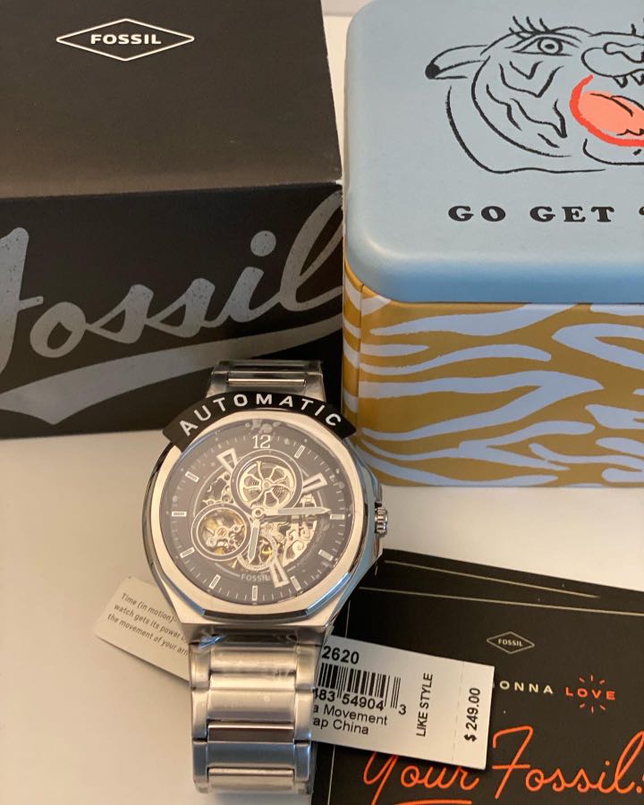 Fossil Evanston Automatic Stainless 