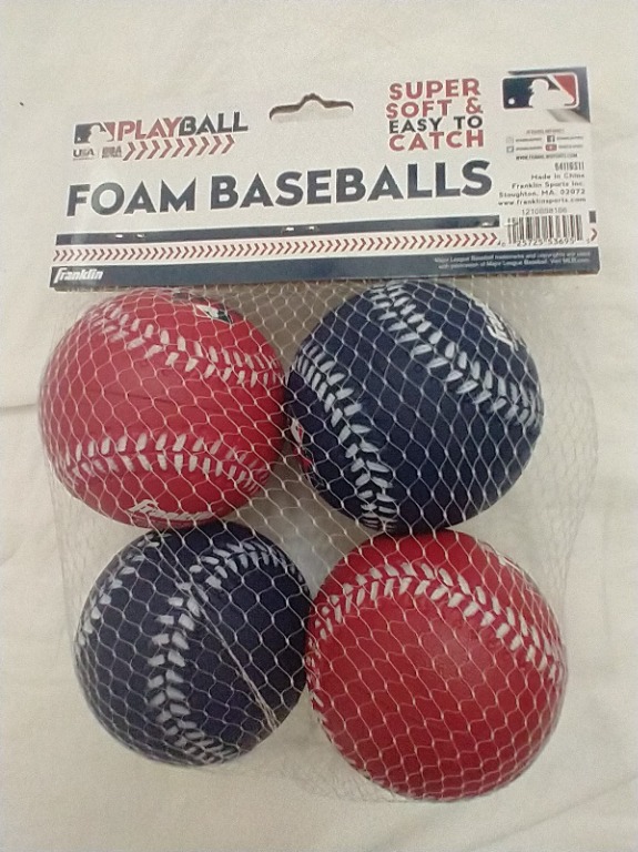 Franklin Sports MLB Playball Oversized Foam Baseballs NewUSA, Hobbies