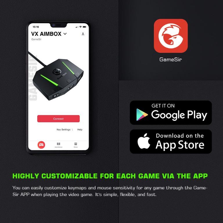 GameSir VX Aimbox - Multi Platform console adapter - Keyboard and Mouse ...