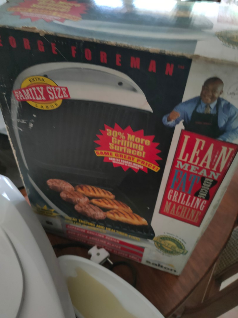 Foreman's "The Champ" Lean Mean Fat Reducing Grilling, TV & Home
