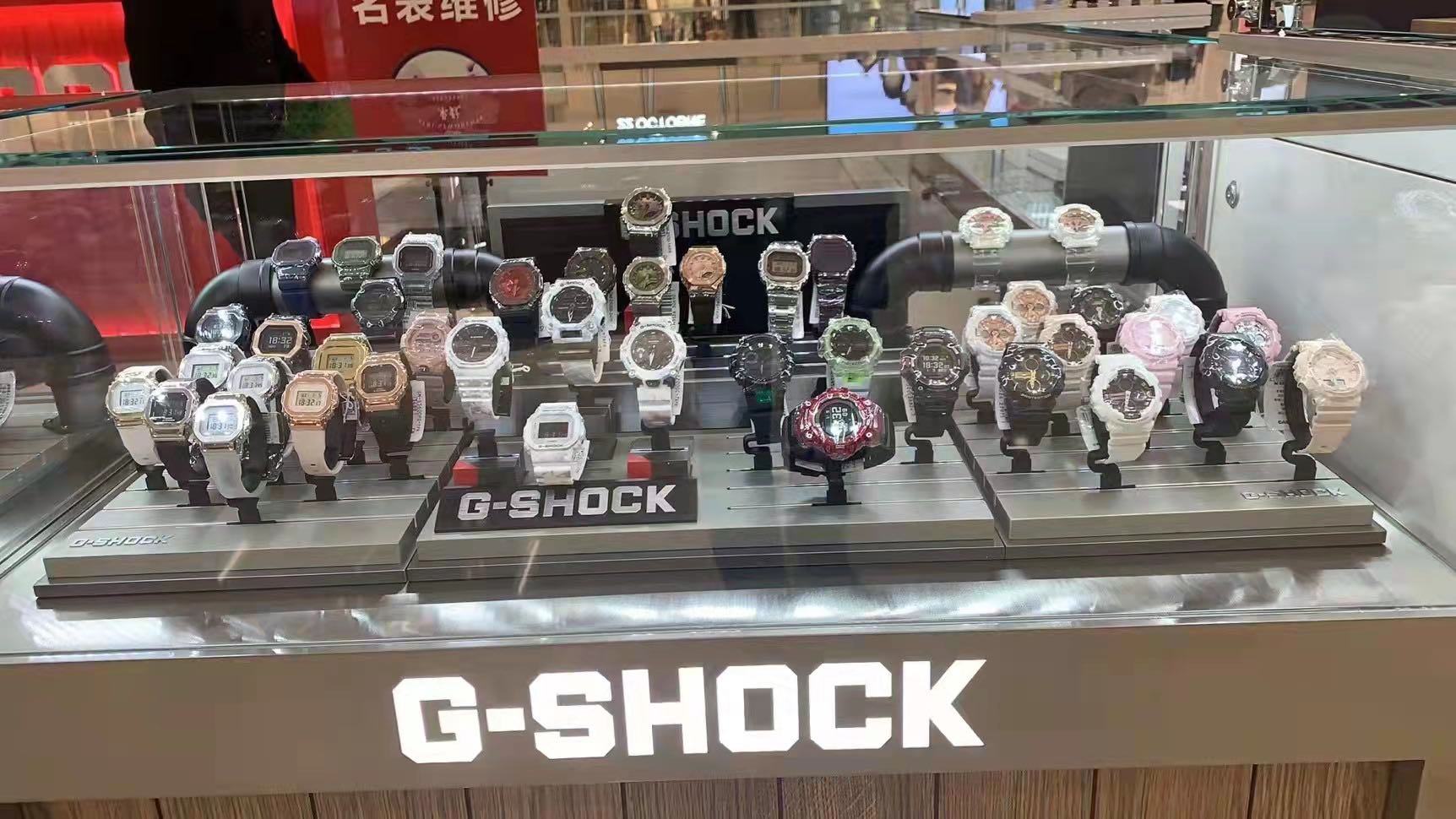 G shock display case discount