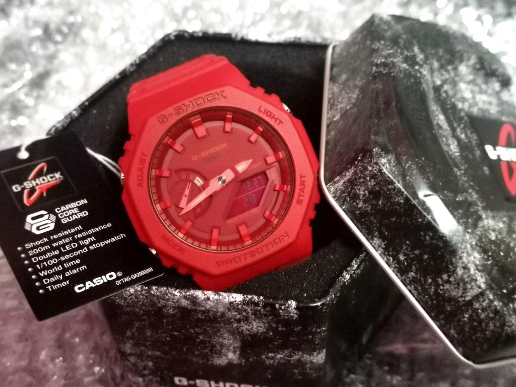 G Shock GA 2100 4ADR TMJ MERAH