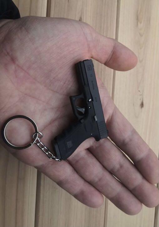 Mini glock keychain hot sale