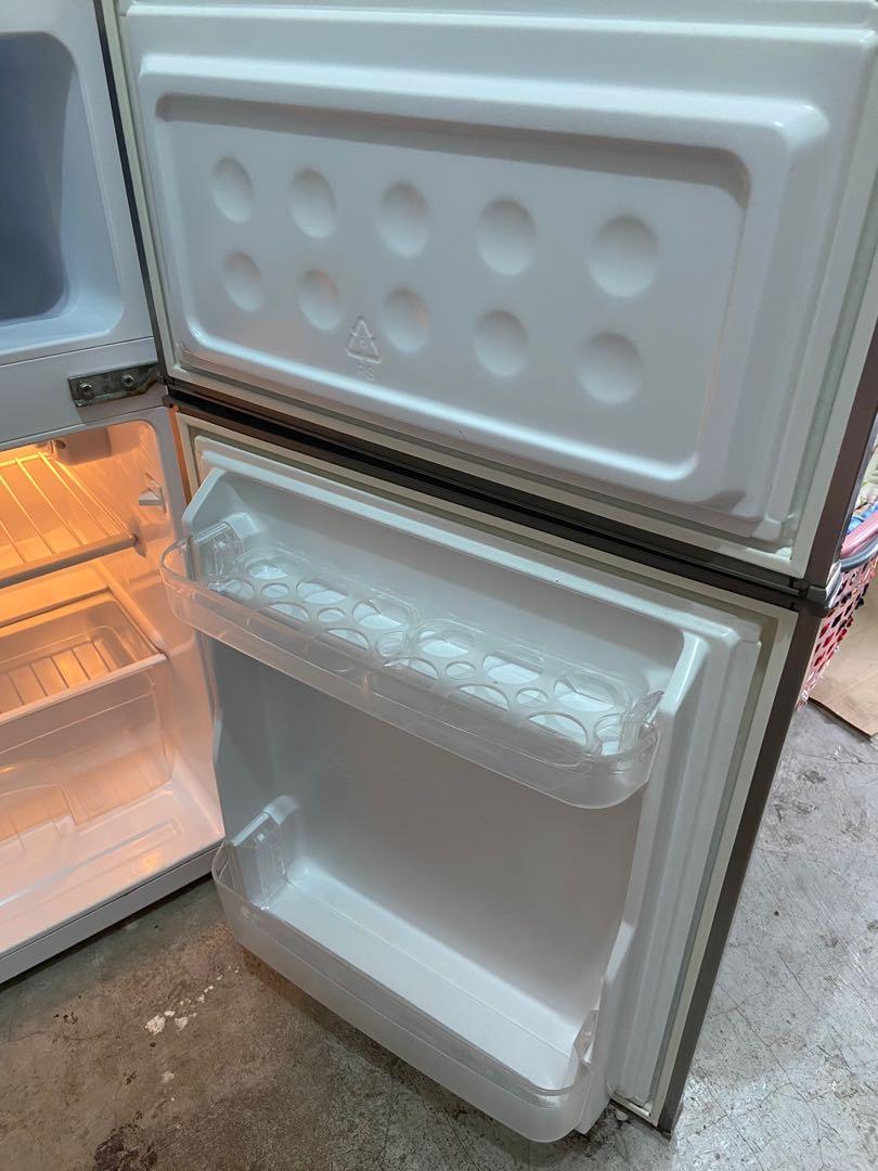 Hanabishi 2 Door Personal Refrigerator (Category: Food Organization & Storage) located in Cavite. Submitted by eulz20 (Listing ID 1149849073, Image 2). Description: RFS: Upgrade to a bigger unit HANABISHI Personal Refrigerator 4cbft. 2 door BOUGHT AT ₱9,400 ALMOST NEW EXCELLENT CONDITION VERY SMOOTH INSIDE minimal discoloration outside minor dents but otherwise working perfectly! Pick up only Brgy. Lambingan Tanza Cavite FOR FASTER TRANSACTION Co