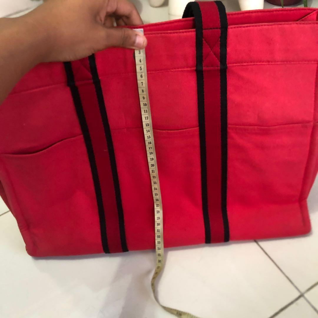 Hermes kanvas tote bag