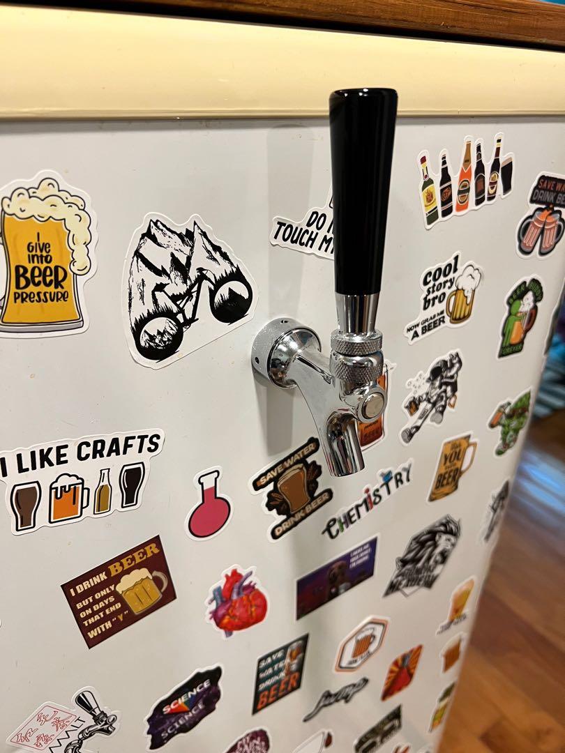 Homebrew Kegerator, Fermzilla conical Fermenter, custom trolley, wifi