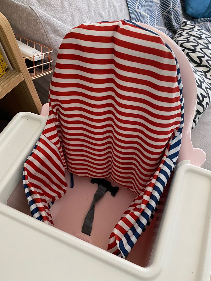 Ikea baby high chair cushion &cover almost new, Babies & Kids, Nursing