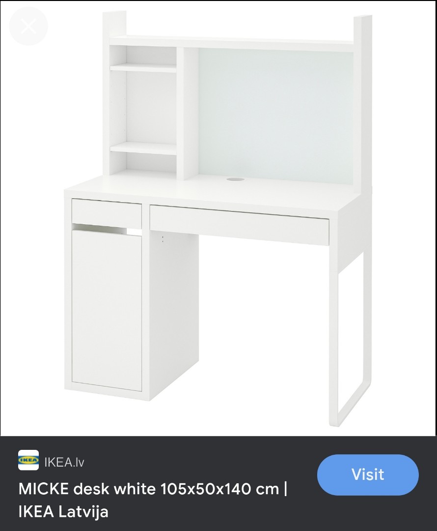 Ikea MICKE desk pickup Carousell