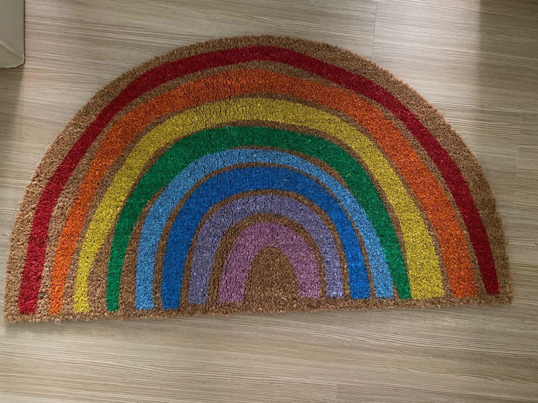IKEA rainbow mat, Furniture & Home Living, Home Decor, Carpets, Mats