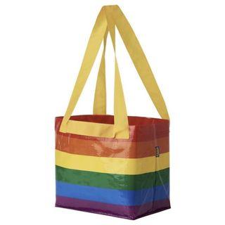 IKEA Small Rainbow Carrier Grocery Bags
