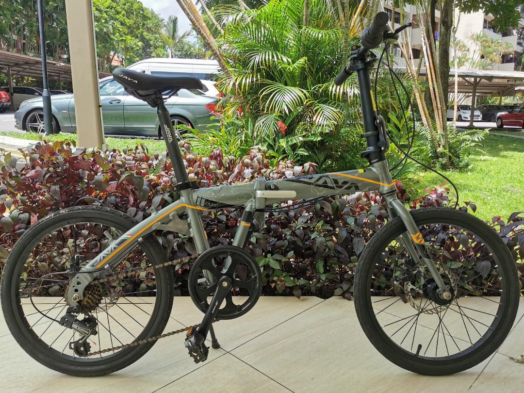 Java Foldable Bike (Category: Bicycles) located in Singapore. Submitted by nicenice8 (Listing ID 1149868787, Image 1). Description: Hardly used. Clearing space.