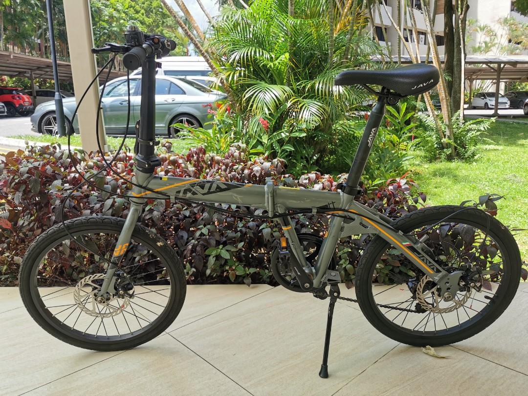 Java Foldable Bike (Category: Bicycles) located in Singapore. Submitted by nicenice8 (Listing ID 1149868787, Image 2). Description: Hardly used. Clearing space.