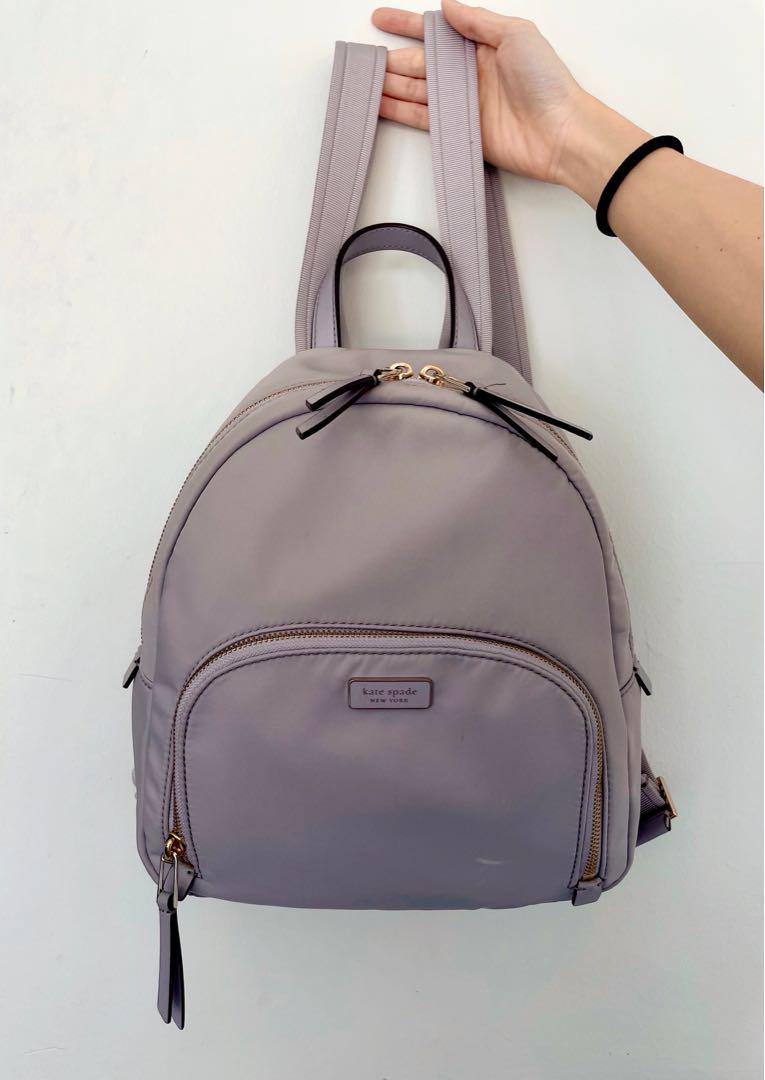Grey kate spade backpack clearance