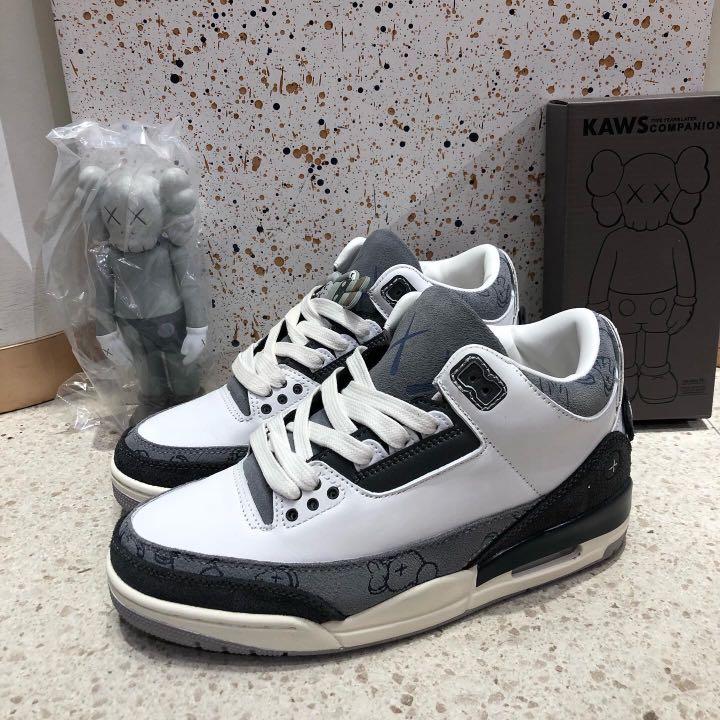 Kaws x air jordan 3 deals