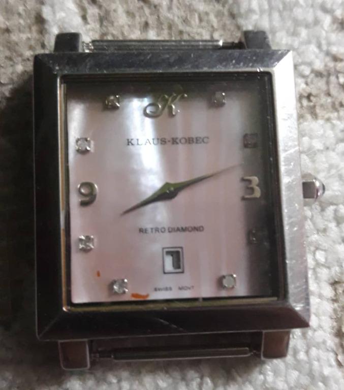 Klaus kobec retro diamond hotsell watch