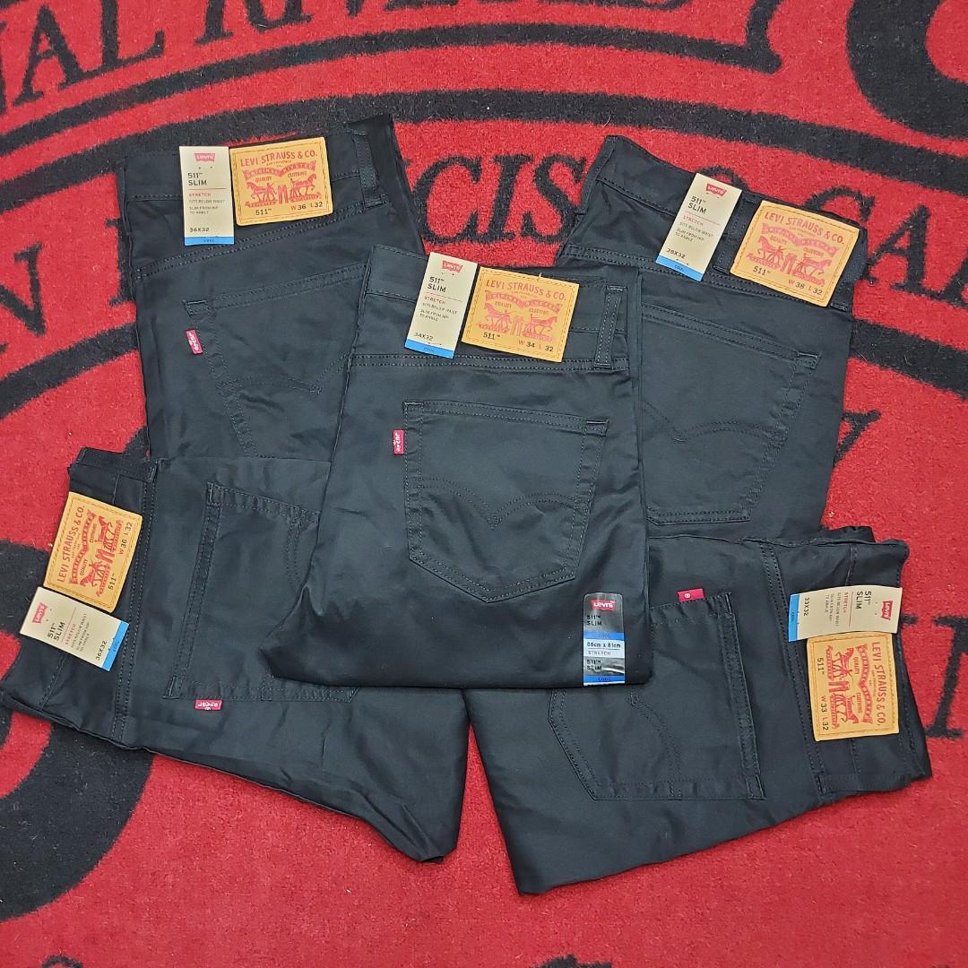 Levis 511 black stretch top