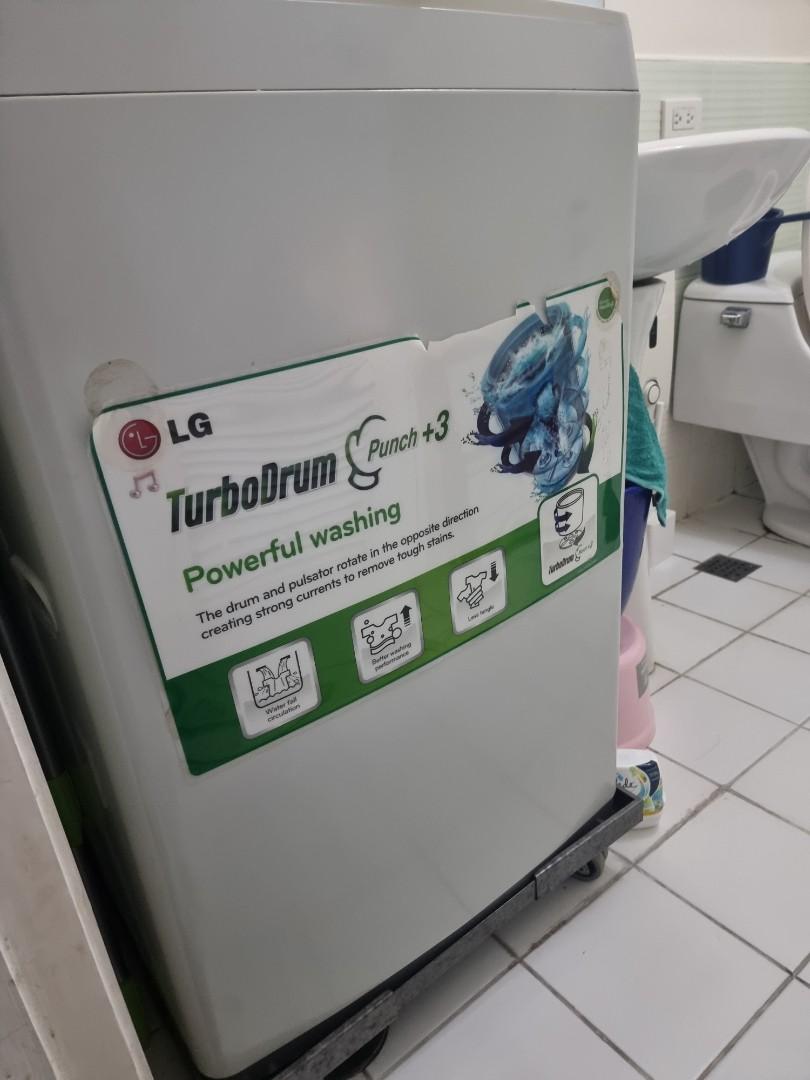 LG Turbo Drum w Fuzzy Logic 6.5kg, TV & Home Appliances, Washing