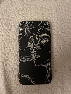 Line art iPhone XR phone case