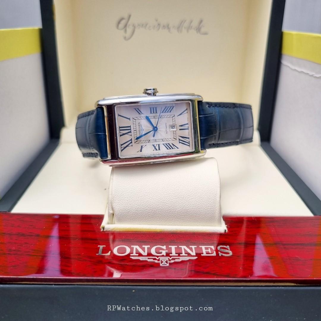 Longines Dolce Vita Automatic Men Size 28mm x 47mm - Ref: L5.767.4, Fesyen  Pria, Jam Tangan di Carousell