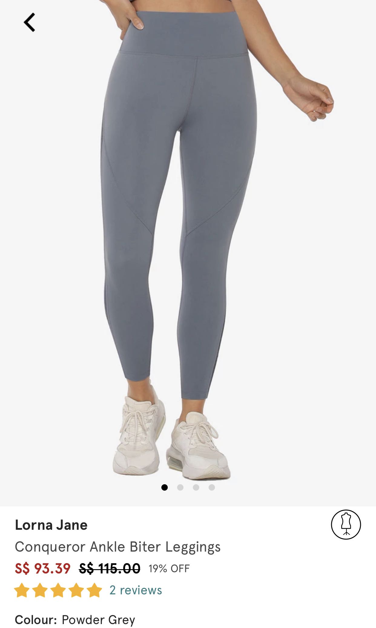 Lorna Jane conqueror ankle biter leggings, Women's Fashion, Activewear