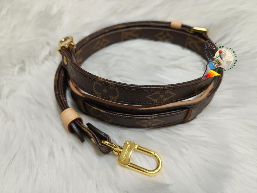 Louis Vuitton - ADJUSTABLE SHOULDER STRAP 16 MM EBENE, Luxury, Accessories  on Carousell