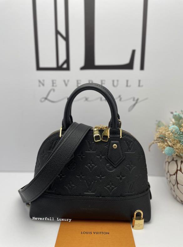 Unboxing Louis Vuitton Monogram Empreinte Leather (Neo Alma BB