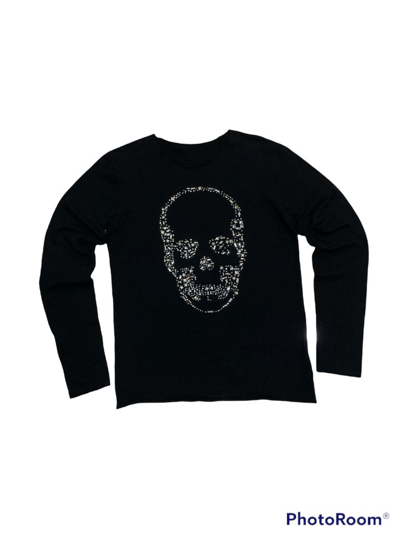 lucien pellat-finet SKULL INTARSIA KNIT