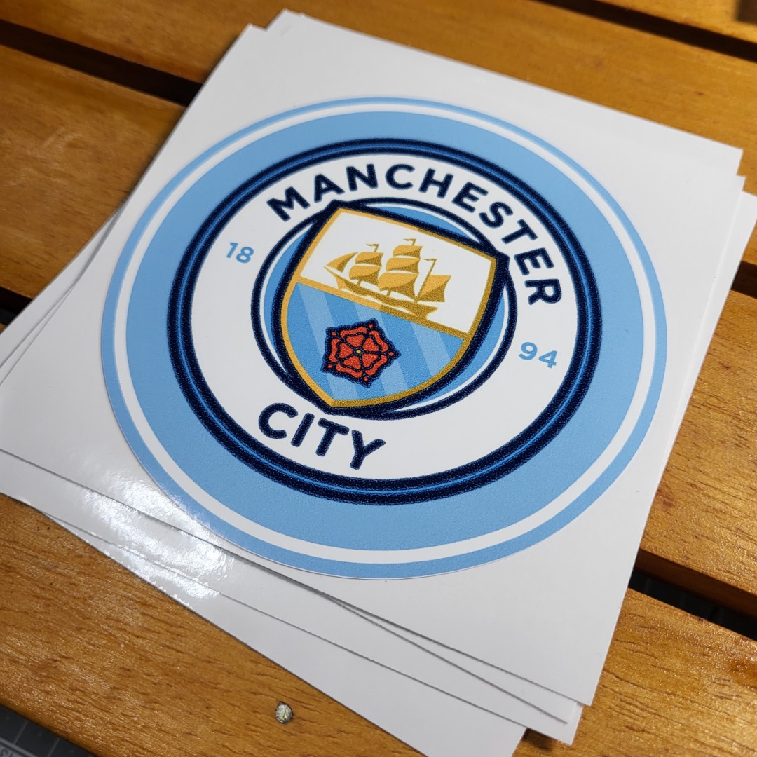 Manchester City car decal, Car Accessories, Accessories on Carousell