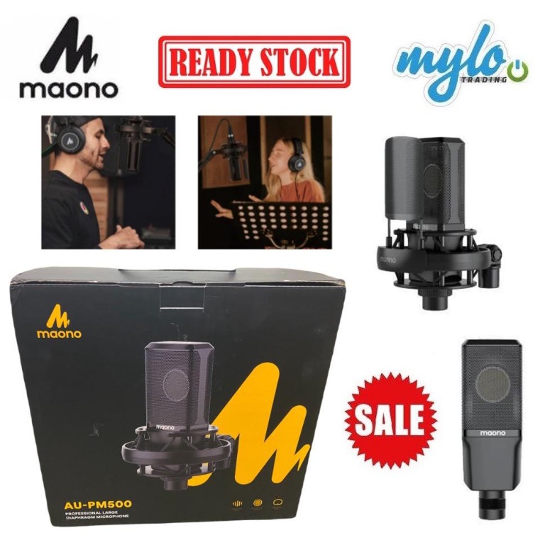 MAONO AU-PM500 PM500 CONDENSER MICROPHONE, Audio, Portable Audio ...