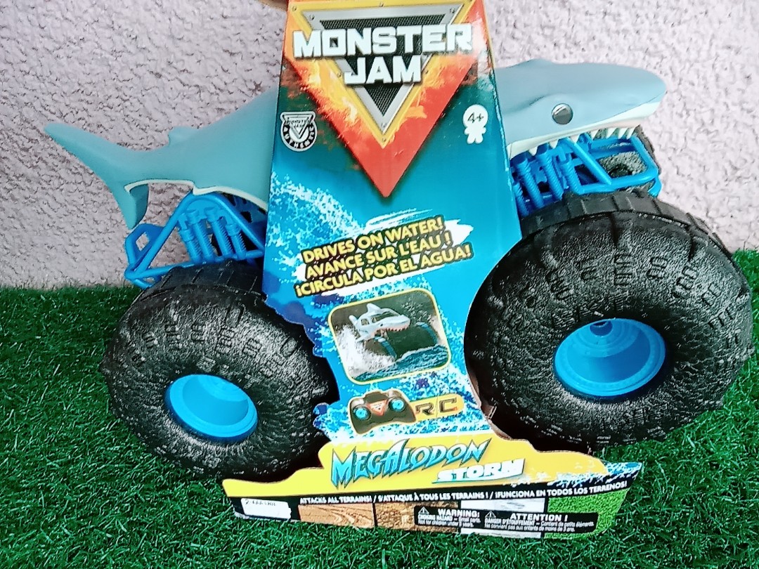 Monster Jam Megalodon Storm RC Remote Control Car, Hobbies & Toys, Toys
