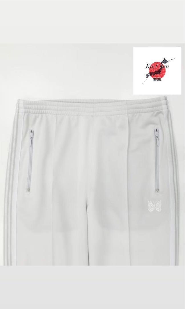 Needles Track pant 日本限定色純白「直筒」 XS現貨, 他的時尚, 褲子