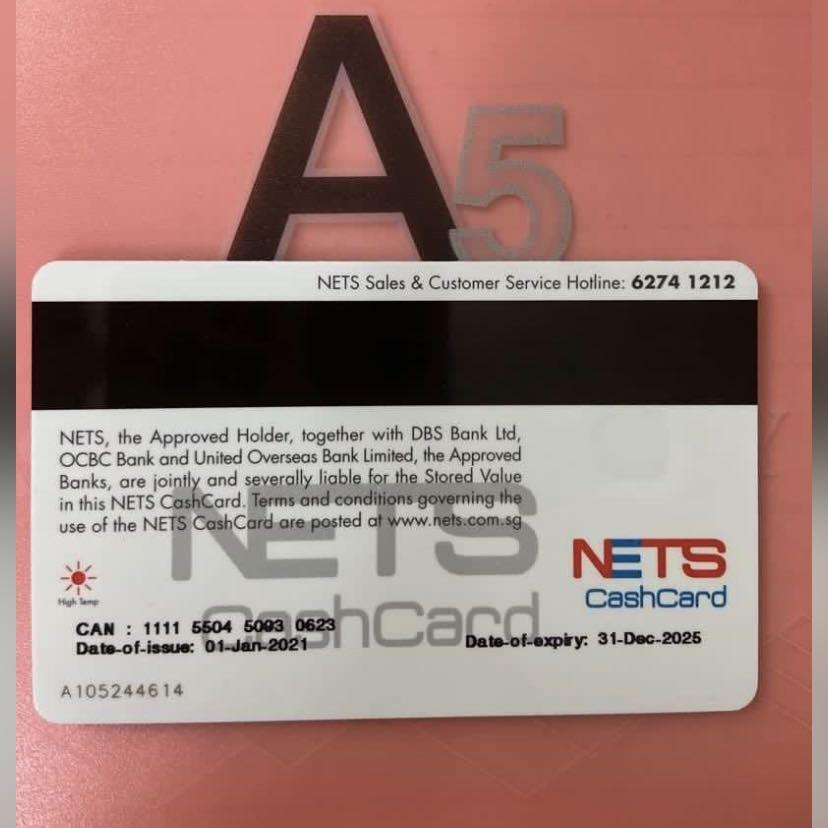 Nets cashcard with chip, Everything Else on Carousell