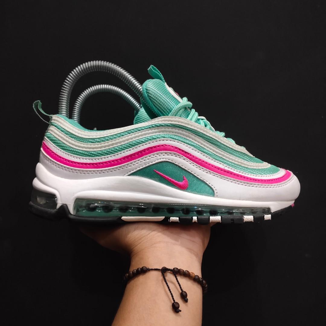 Nike Air Max 97 South Beach Kinetic Green Fesyen Wanita Sepatu di Carousell