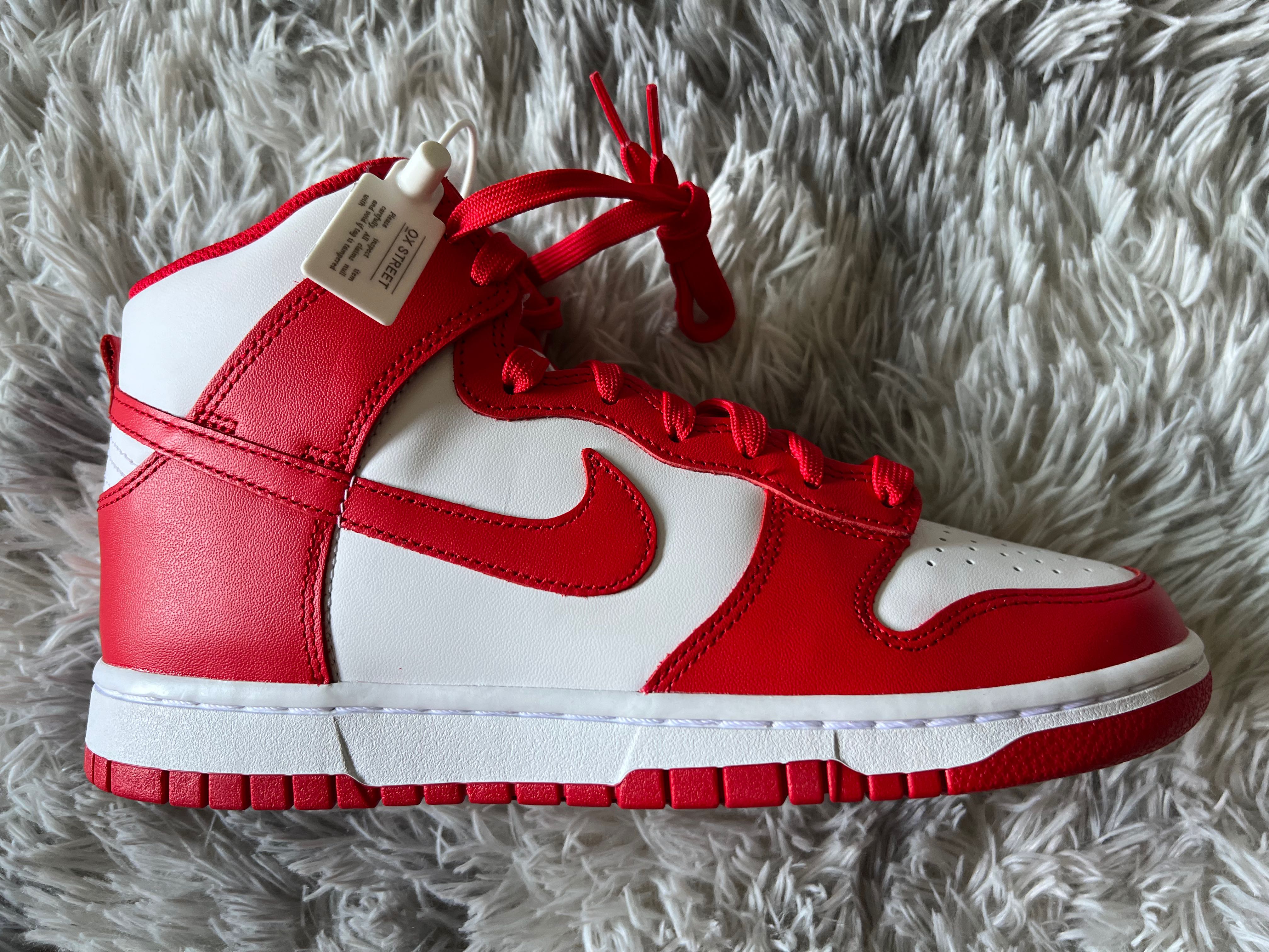 nike dunk high university red