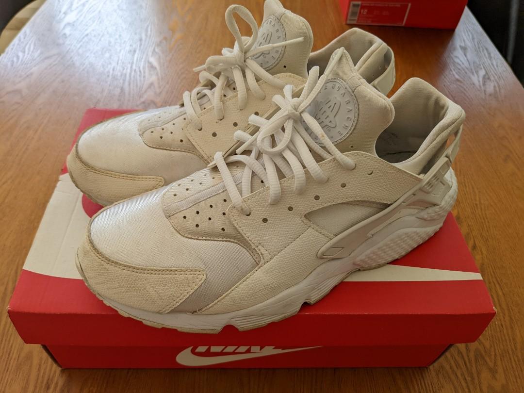 Nike Huaraches Rare White Men s Fashion Footwear Sneakers on