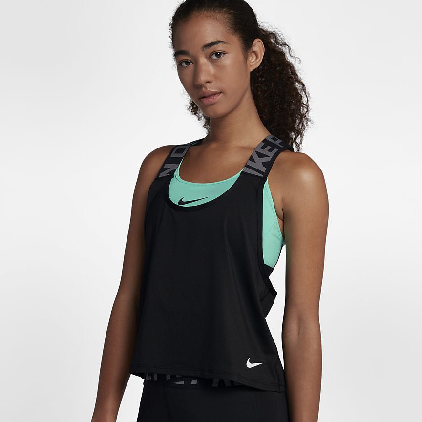 nike pro fitted tank top