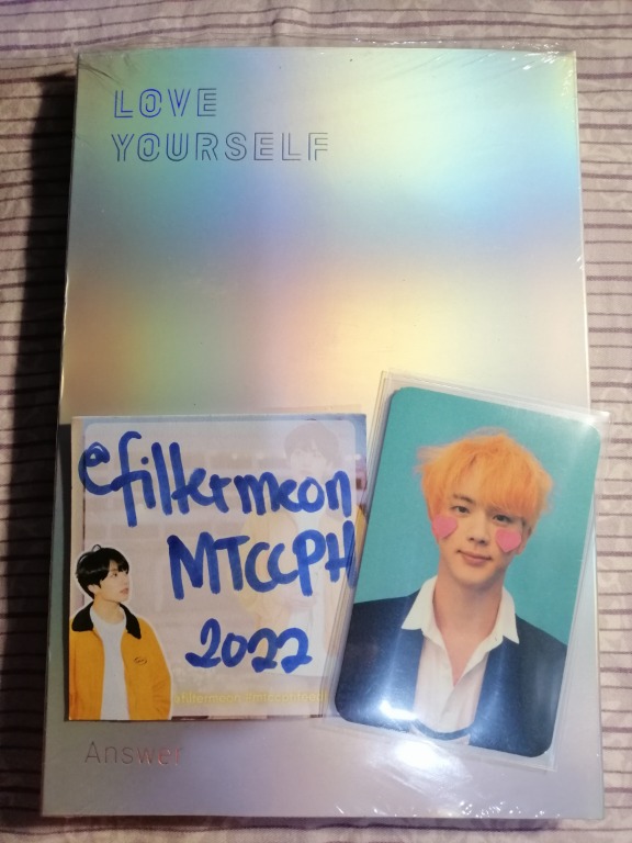 OFFICIAL BTS JIN LY ANSWER VER F, Hobbies & Toys, Memorabilia ...