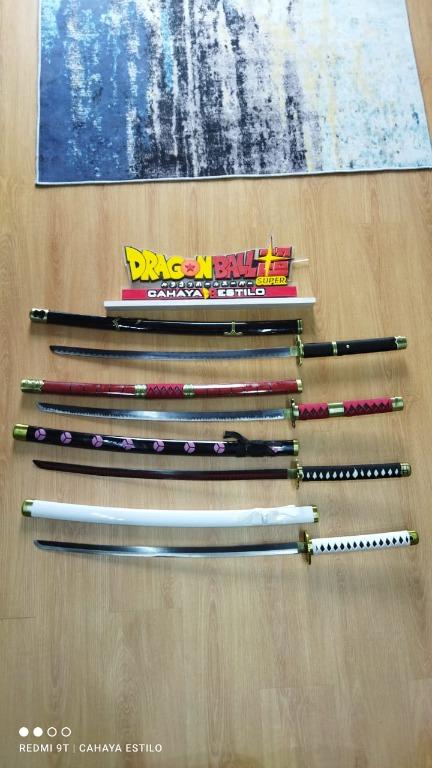Katana One Piece Roronoa Zoro - Pack of 3 Sabers (Sushui, Wado Ichimon