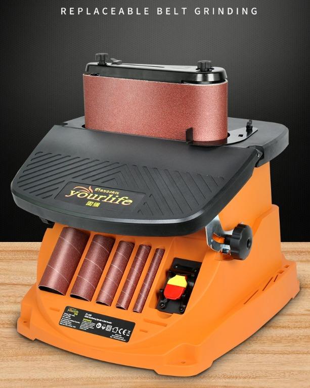 Triton tspst450 450w oscillating spindle & belt shop sander 240v