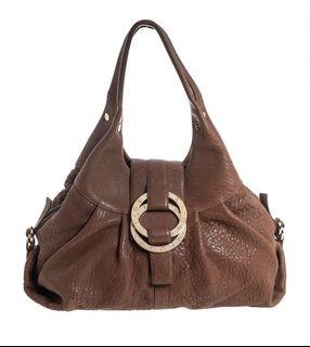 PL Bulgari Chandra leather shoulder bag