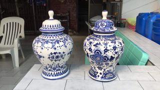 Porcelain Jars (2 Pieces)