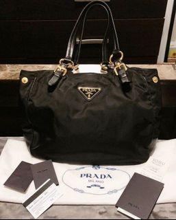 Prada nylon/leather