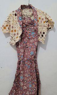 Preloved Dress Blouse Batik Perempuan